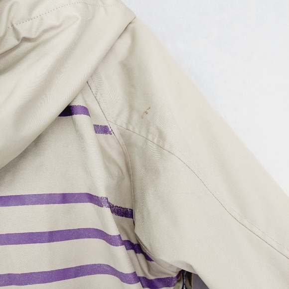 Nomis Women's Waterproof Striped Casual Zip Up Winter Ski Jacket Z97 - Picture 8 of 14